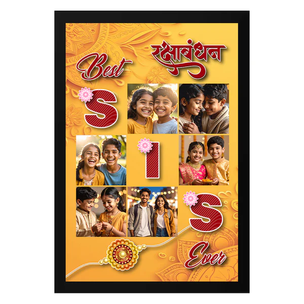 Rakhi collage frame