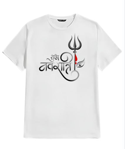 Durga Puja T-Shirt – Celebrate The Divine with Festive Artwork | Perfect for Navratri and Durga Puja | Comfortable Tee for Men &amp; Women”